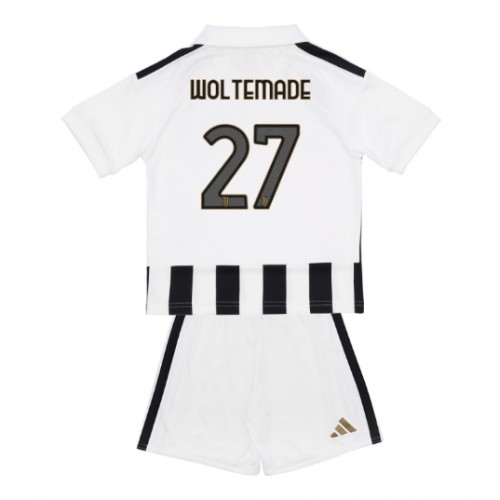 Dres Juventus Nick Woltemade #27 Domaci za djecu 2026-27 Kratak Rukav (+ kratke hlače)